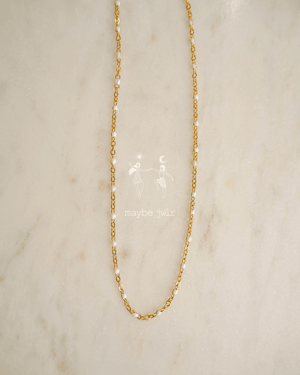 Łańcuszek choker z kuleczkami