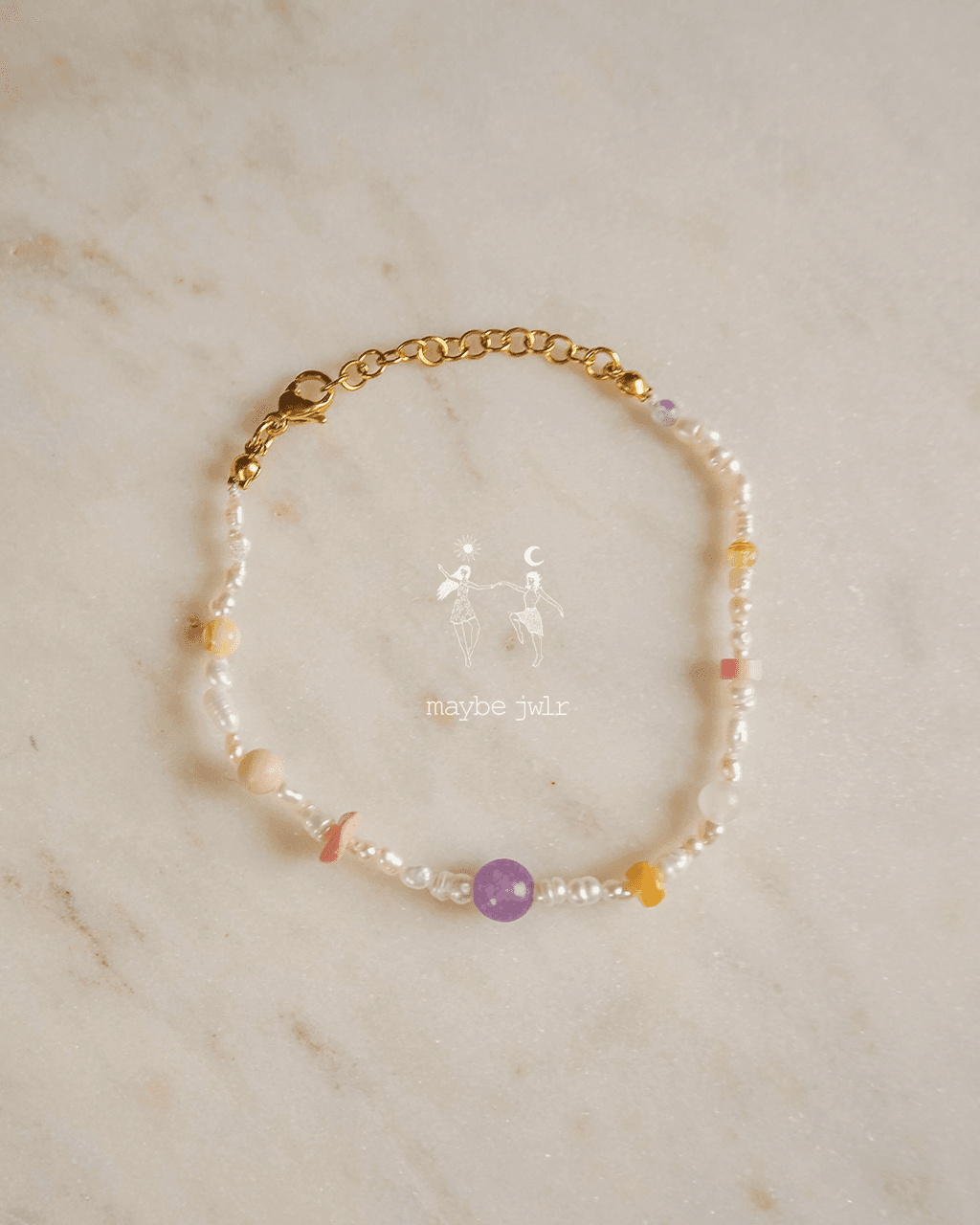 Bransoletka z małych nieregularnych pereł