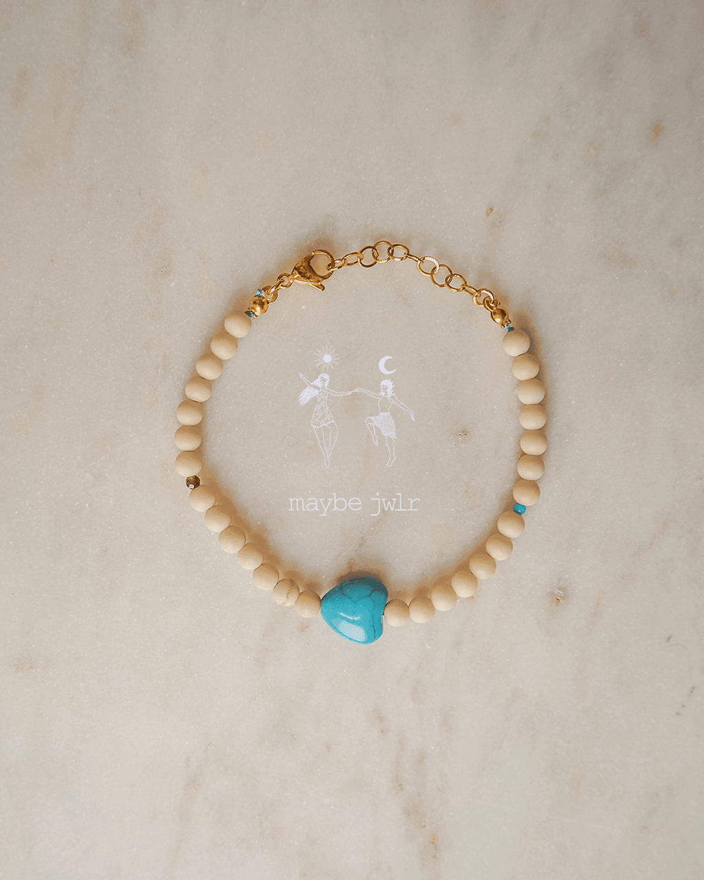 Bransoletka Sand z kamieni rzecznych