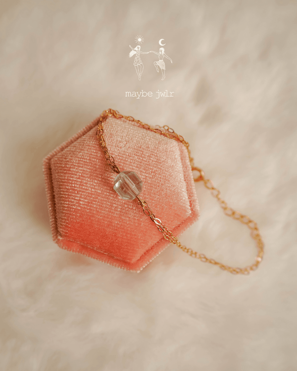 Bransoletka z kamieniem topaz