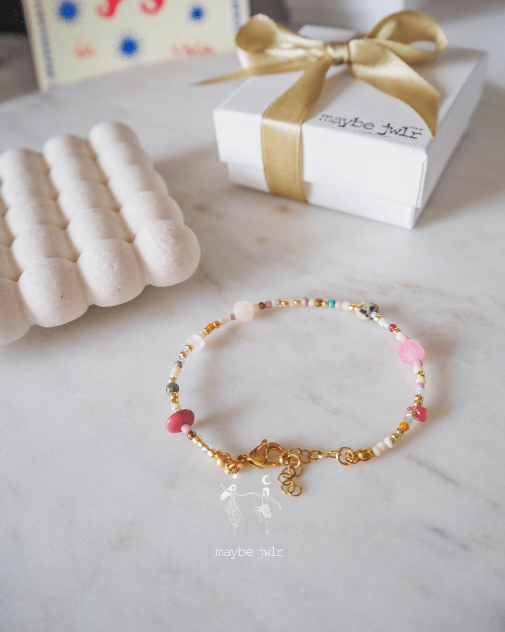 Bransoletka Zodiakalna z Naturalnych Kamieni Byk