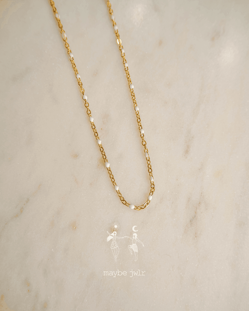 Łańcuszek choker z kuleczkami