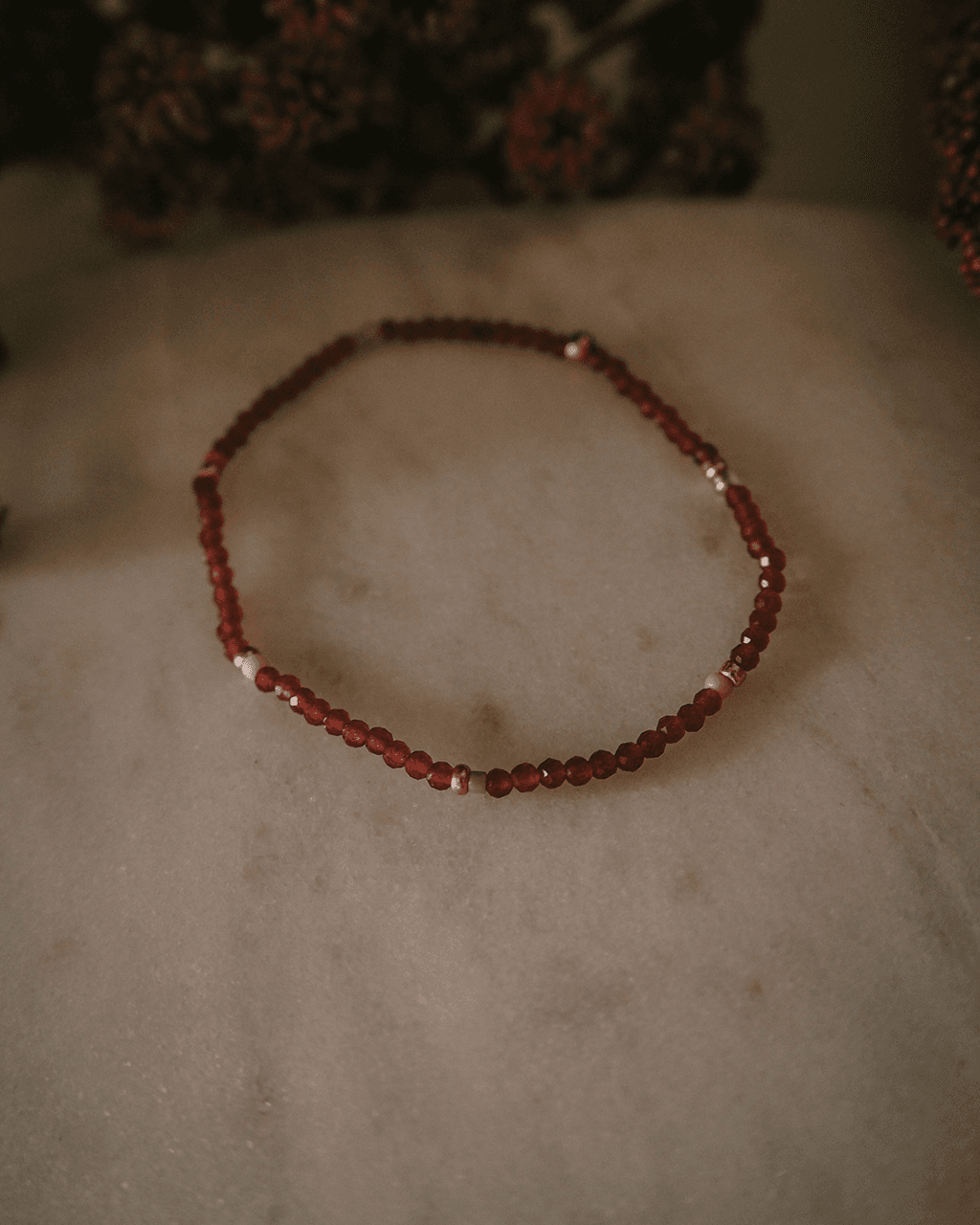 Bransoletka elastyczna Red Wine