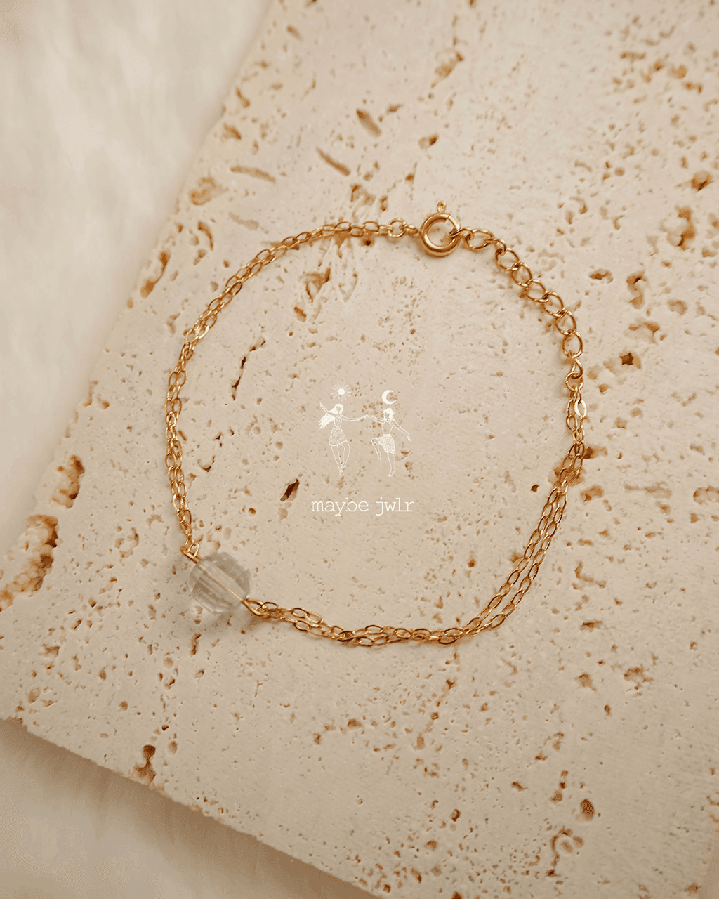 Bransoletka z kamieniem topaz