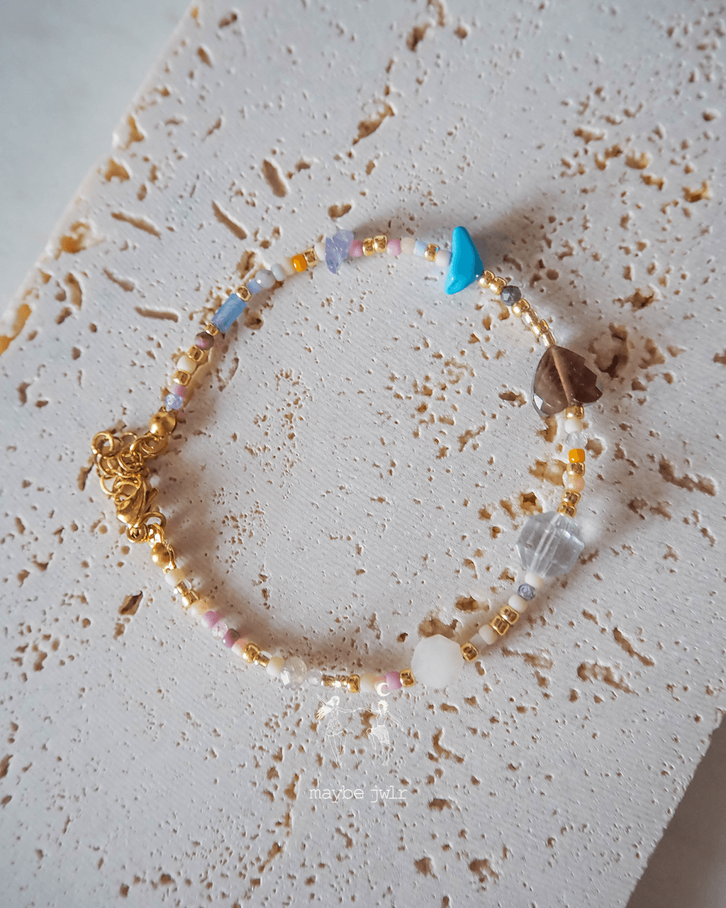 Bransoletka Zodiakalna z Naturalnych Kamieni Strzelec