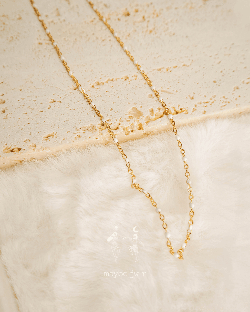 Łańcuszek choker z kuleczkami