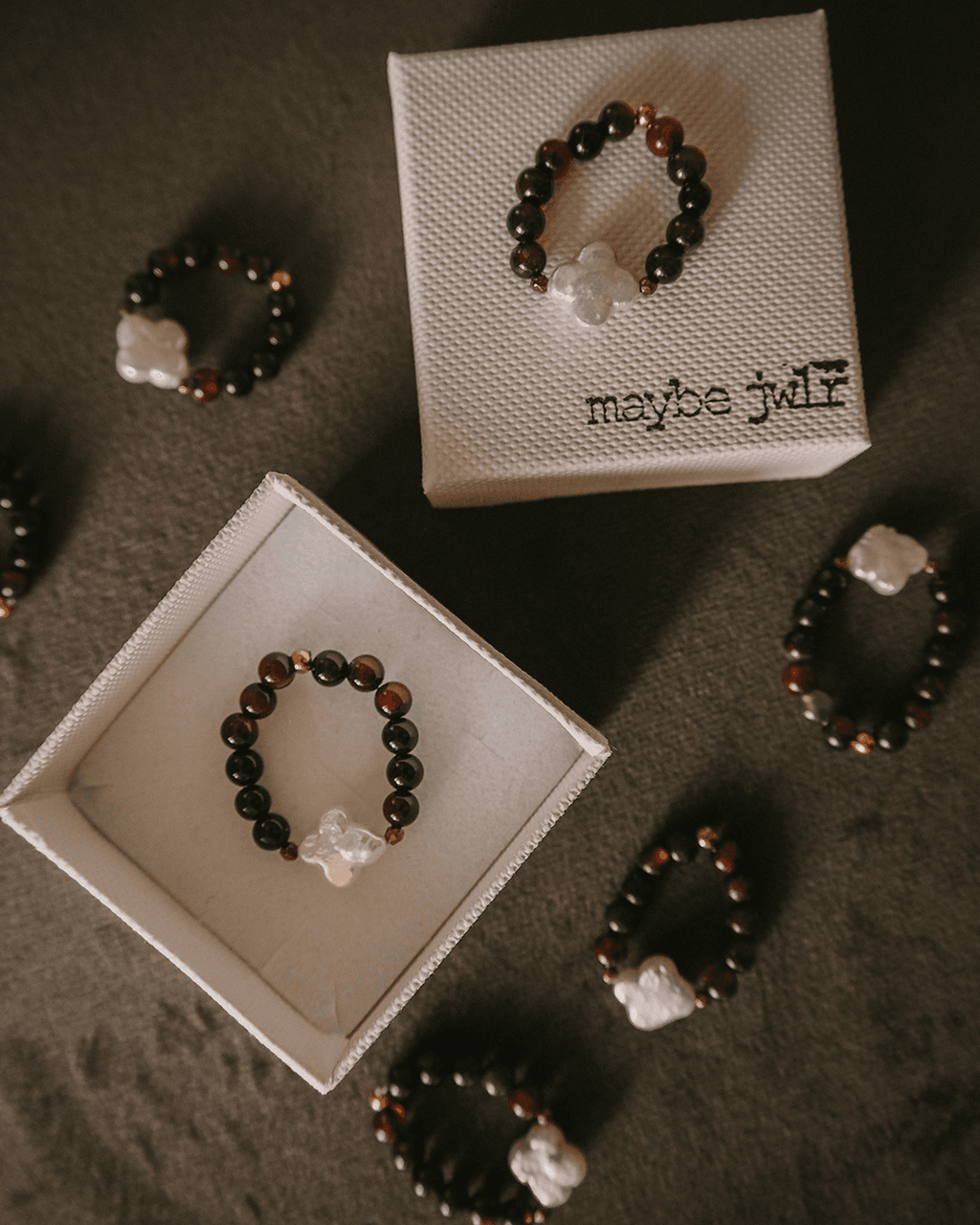 Pierścionek elastyczny Ginger