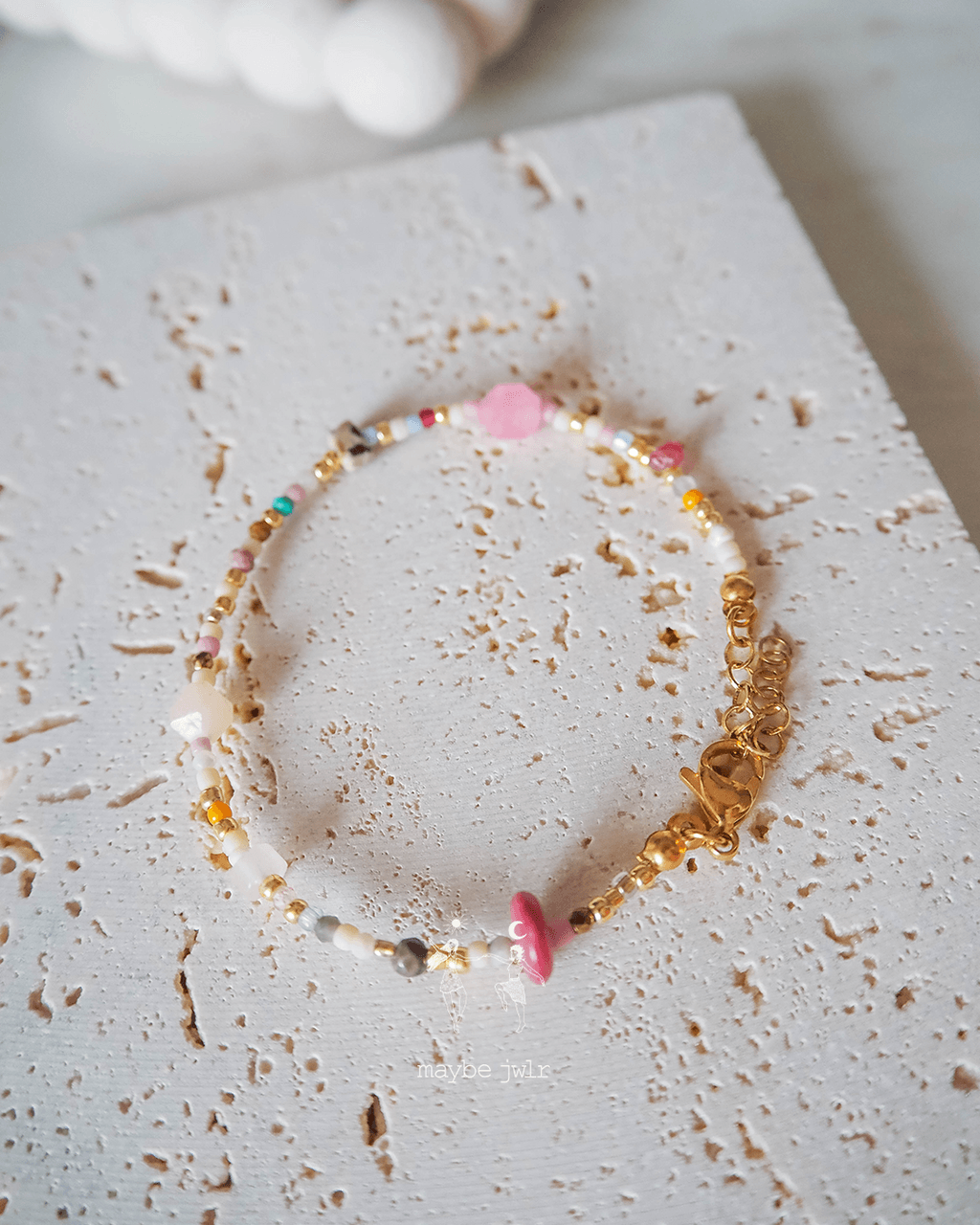 Bransoletka Zodiakalna z Naturalnych Kamieni Byk