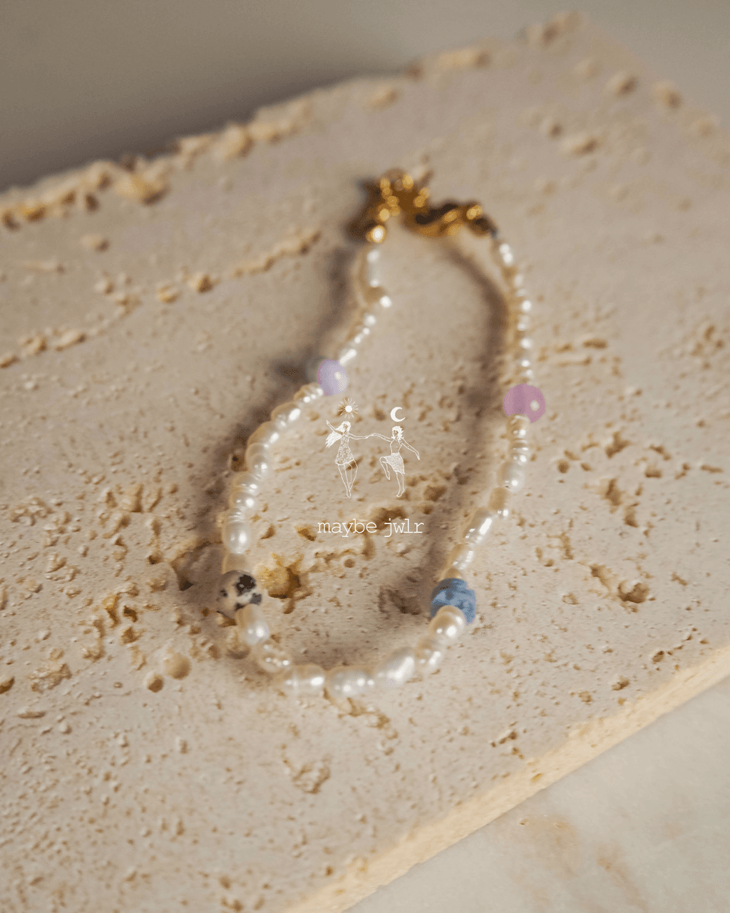 Bransoletka z małych nieregularnych pereł