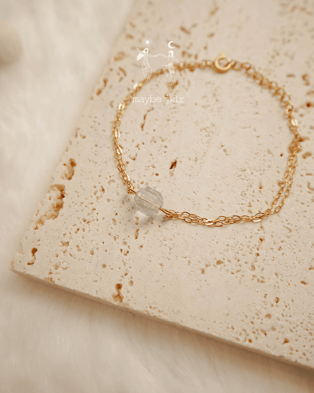 Bransoletka z kamieniem topaz