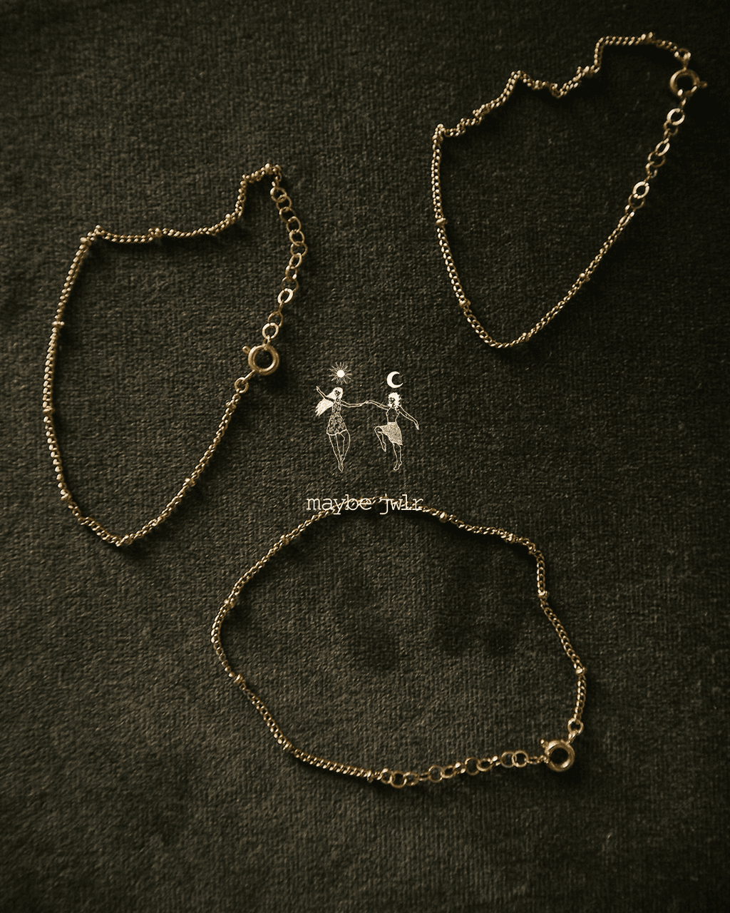 Bransoletka złota z kuleczkami