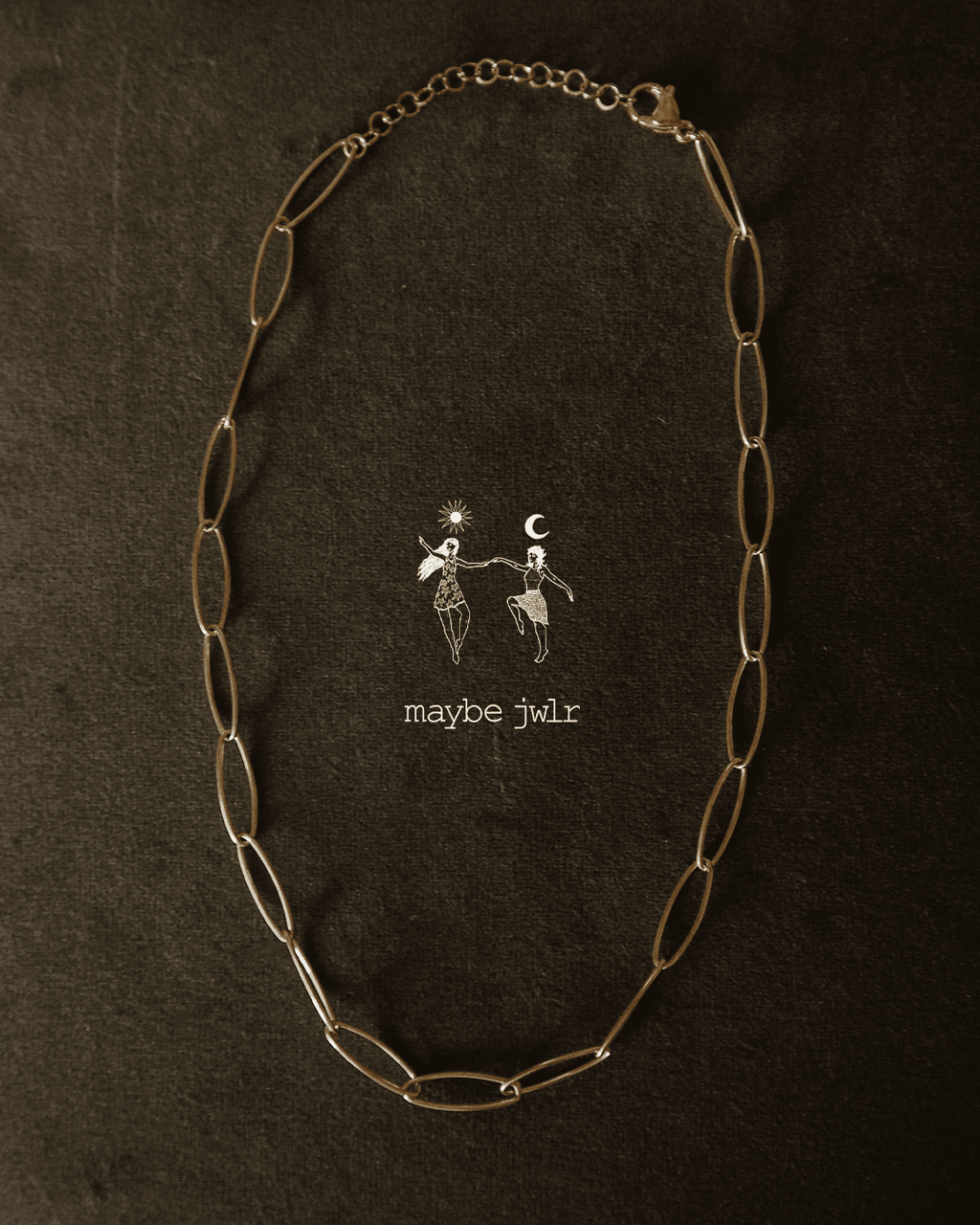 Naszyjnik Łańcuch duże oczka