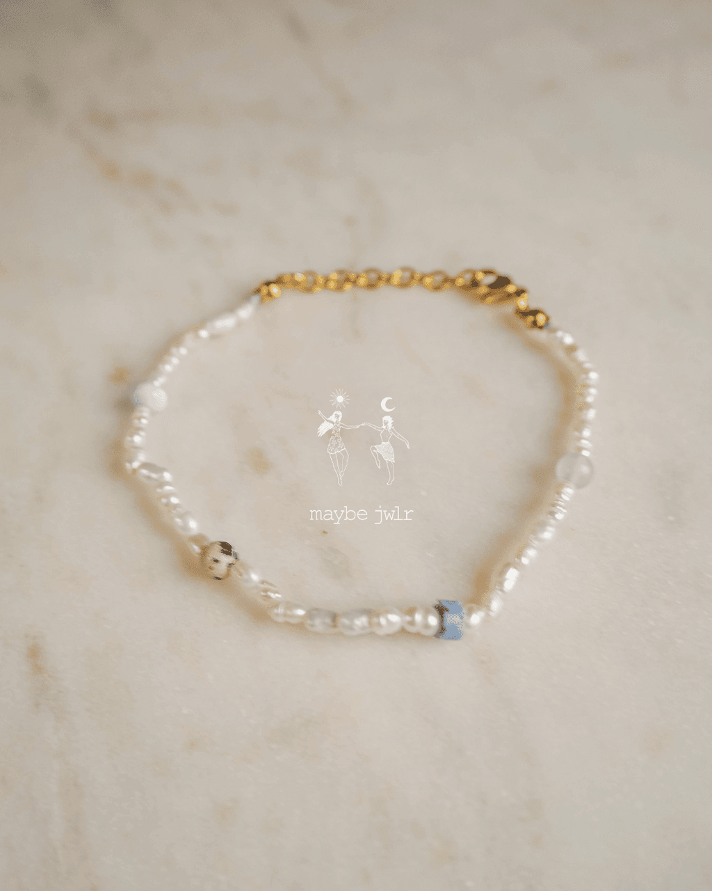 Bransoletka z małych nieregularnych pereł