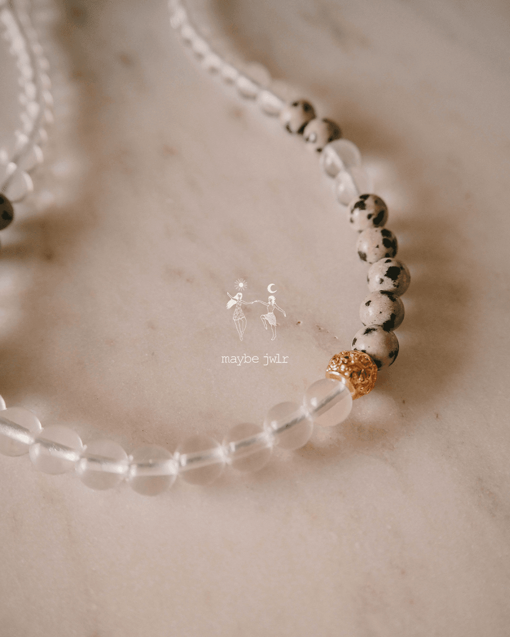 Naszyjnik z kryształów górskich