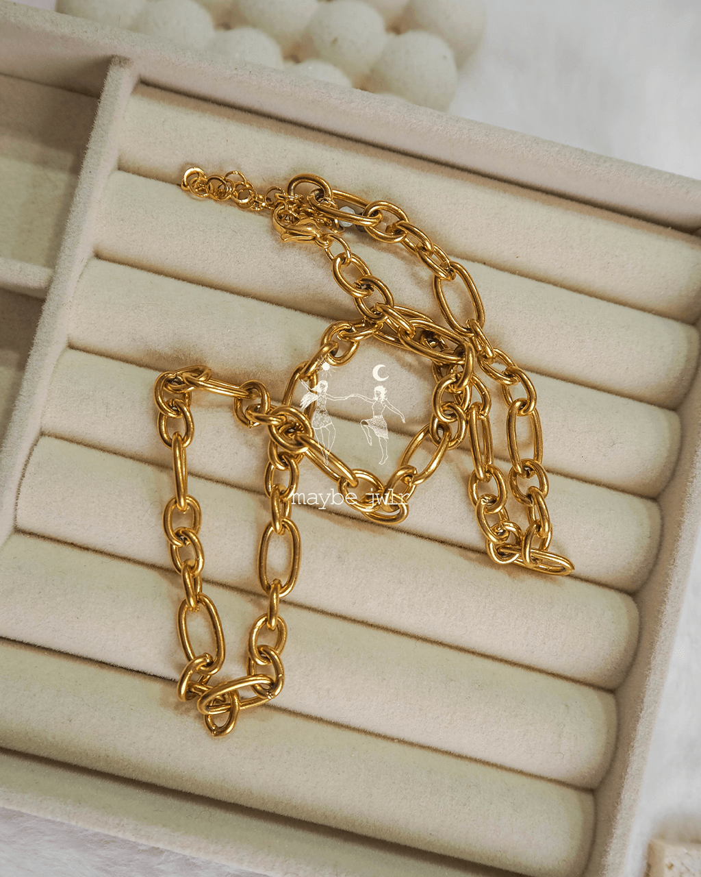 Łańcuch z dużymi ogniwami mieszanymi