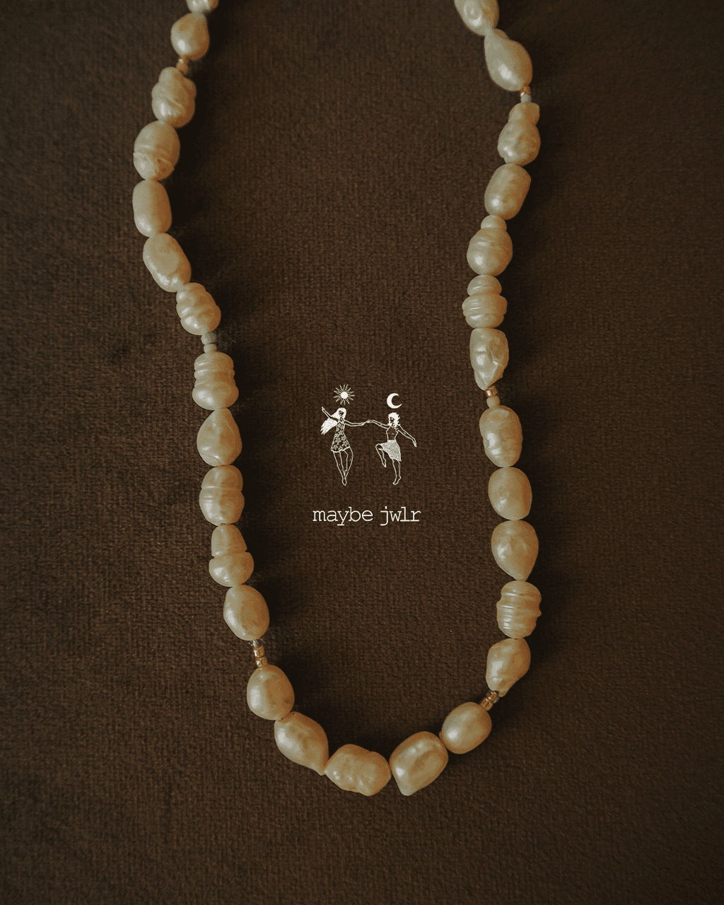 Naszyjnik z nieregularnych pereł