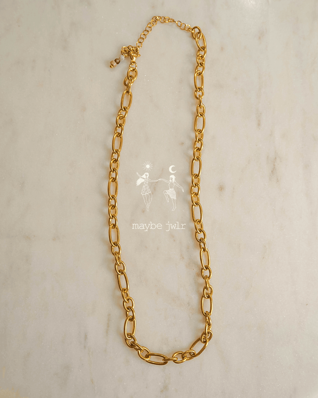 Łańcuch z dużymi ogniwami mieszanymi