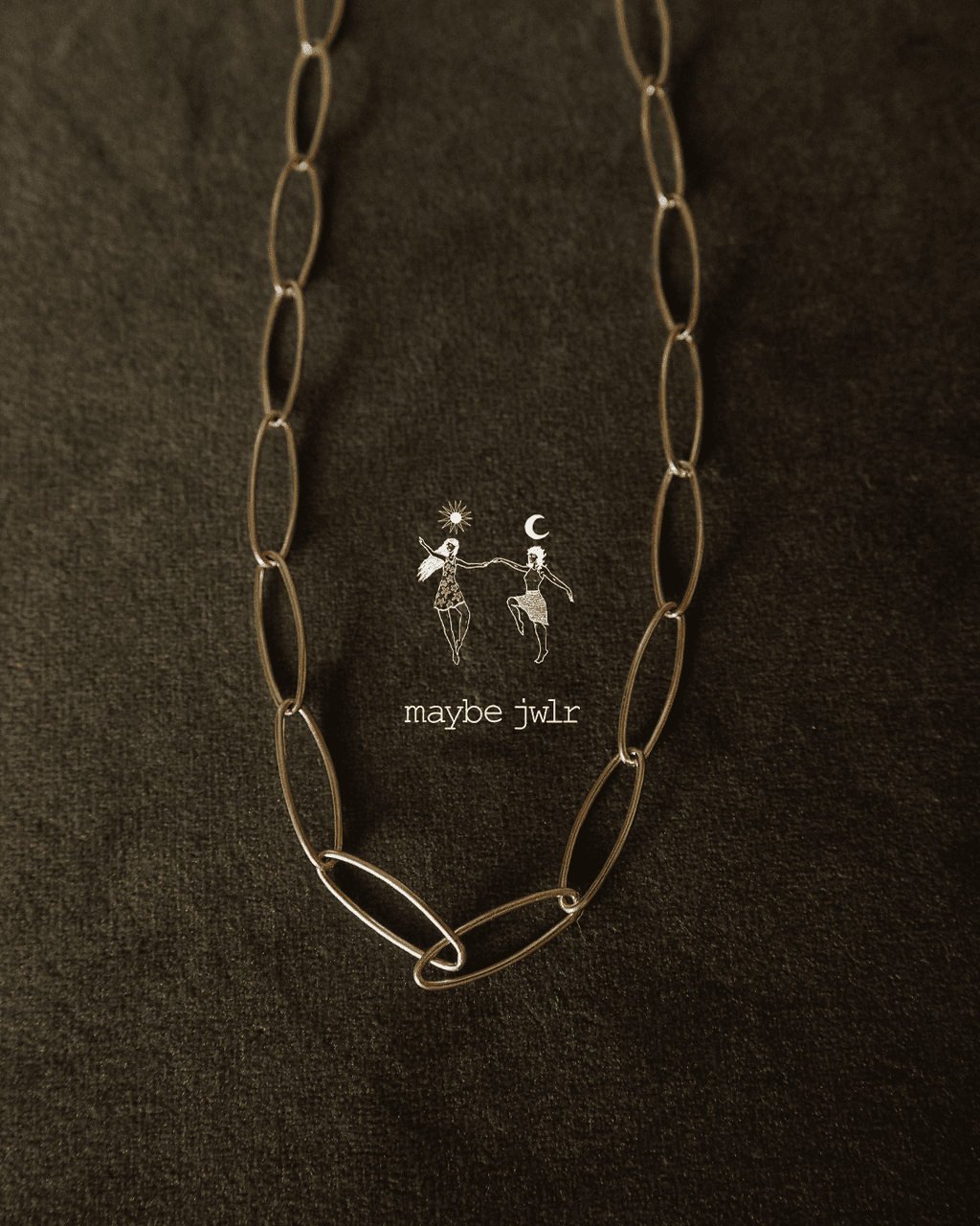 Naszyjnik Łańcuch duże oczka