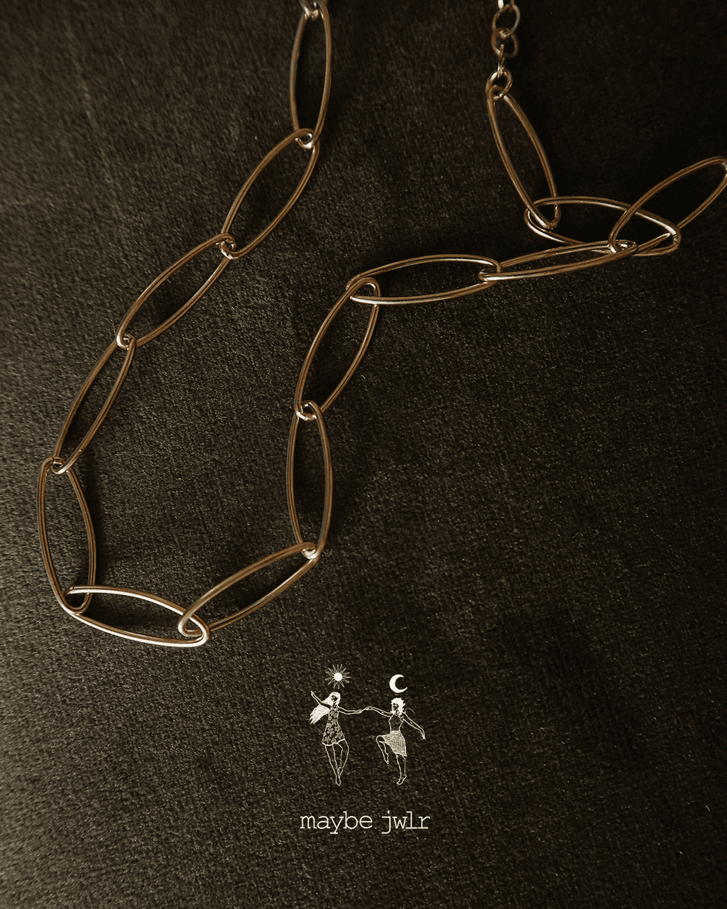 Naszyjnik Łańcuch duże oczka