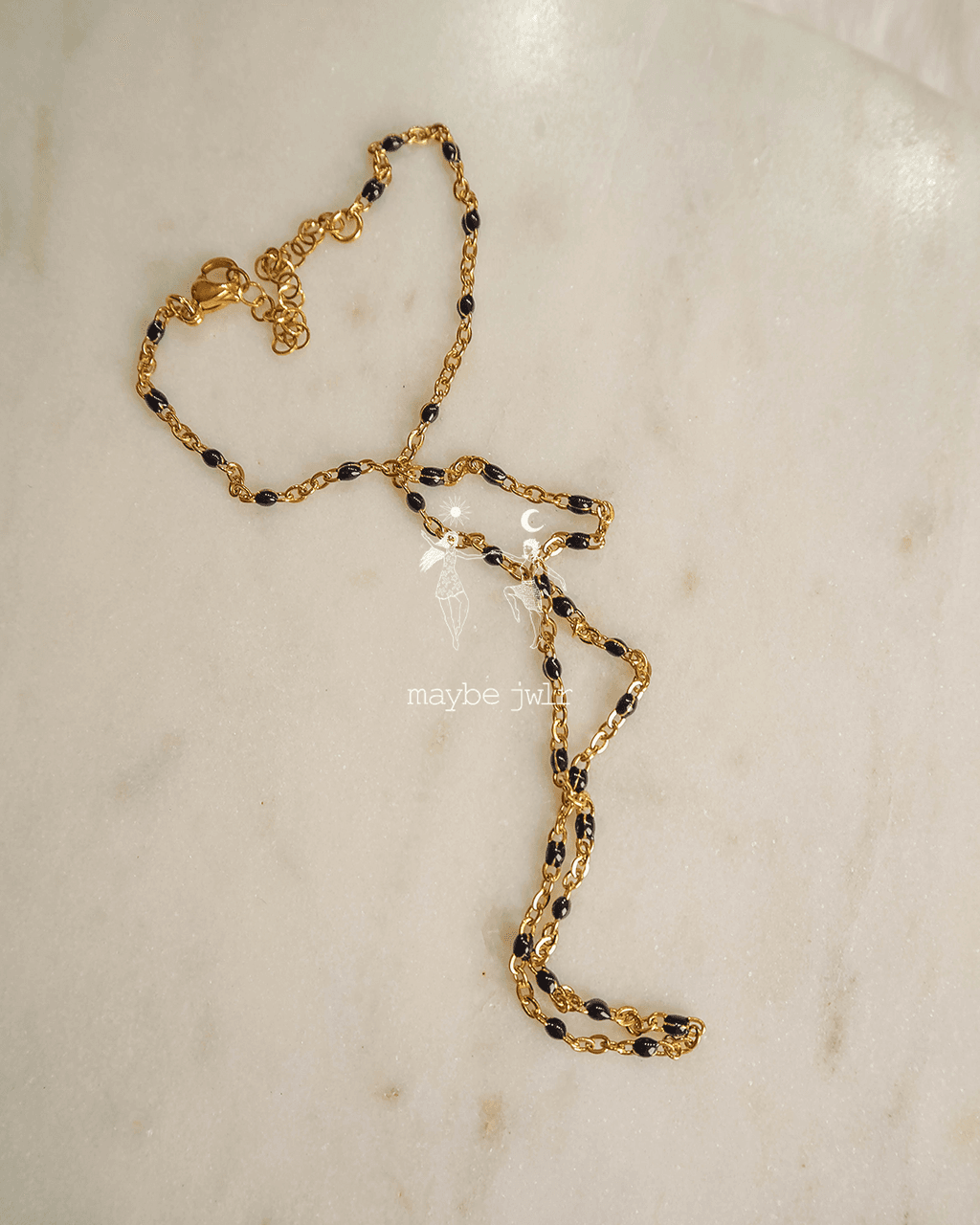 Łańcuszek choker z kuleczkami