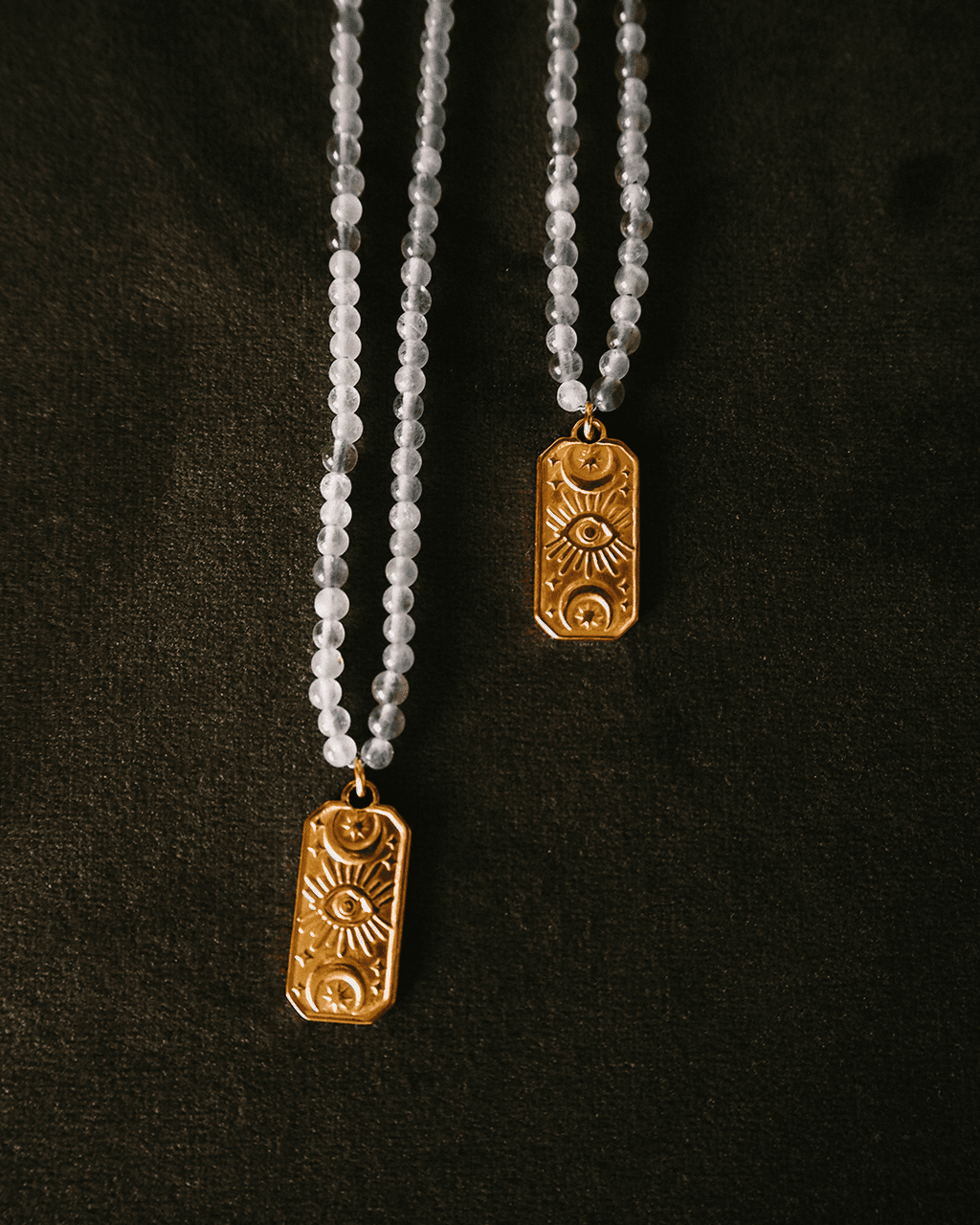 Naszyjnik Zorza Polarna z labradorytu