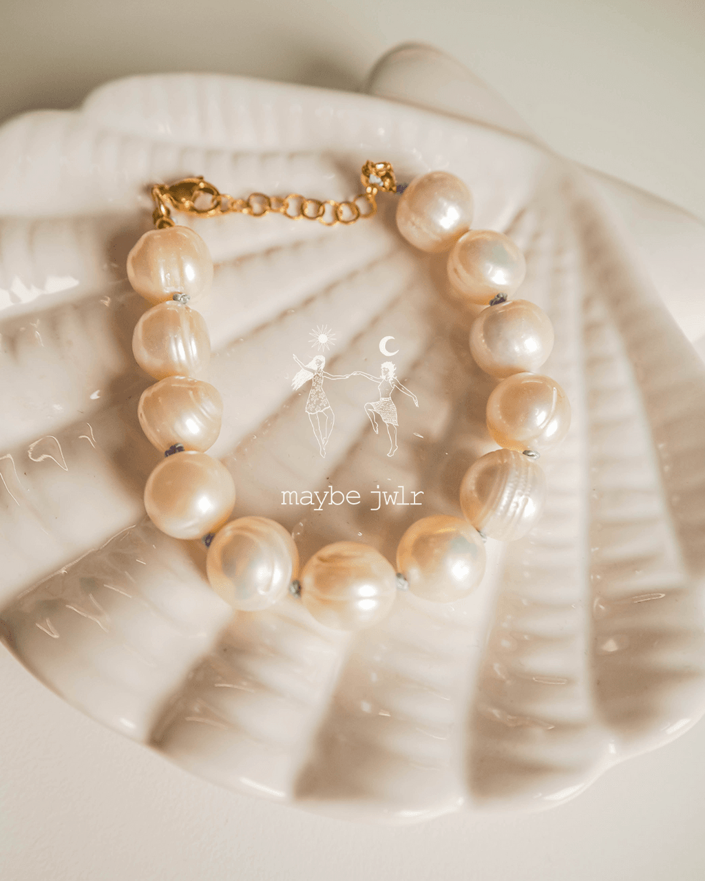 Bransoletka z pereł barokowych