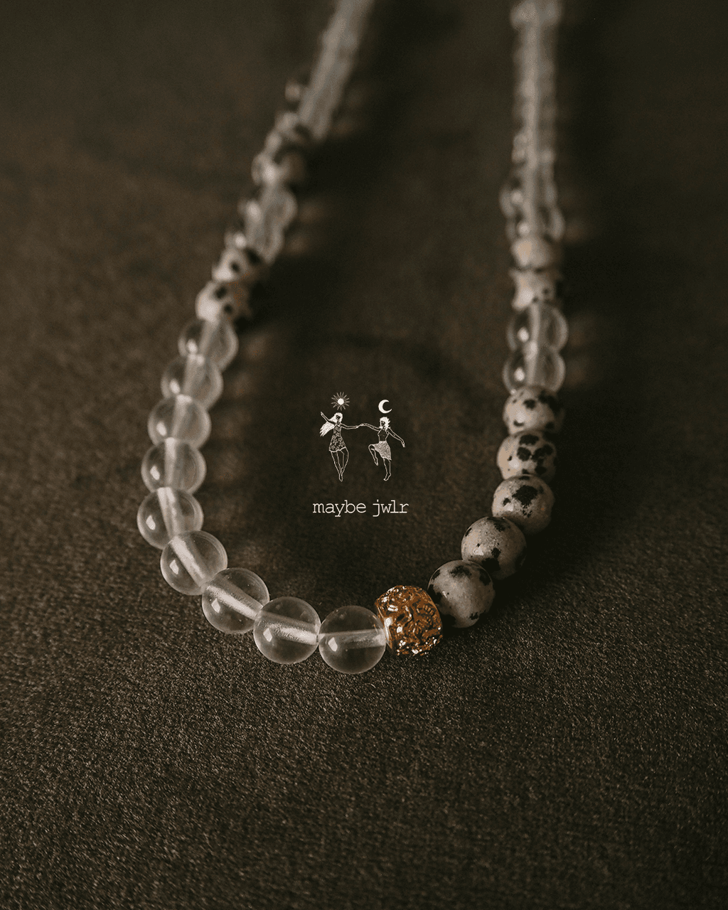 Naszyjnik z kryształów górskich