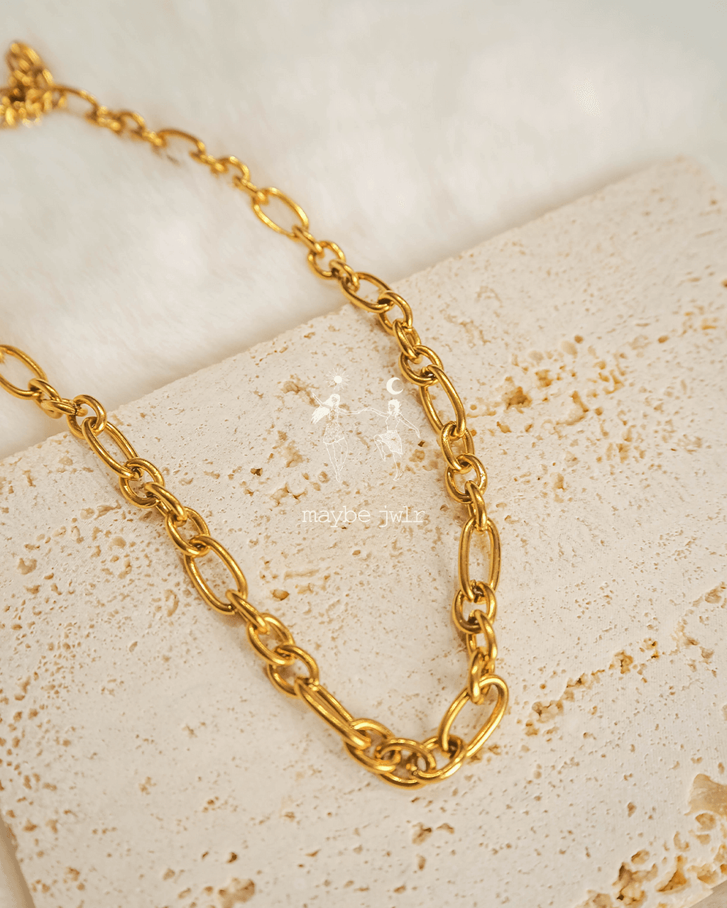 Łańcuch z dużymi ogniwami mieszanymi