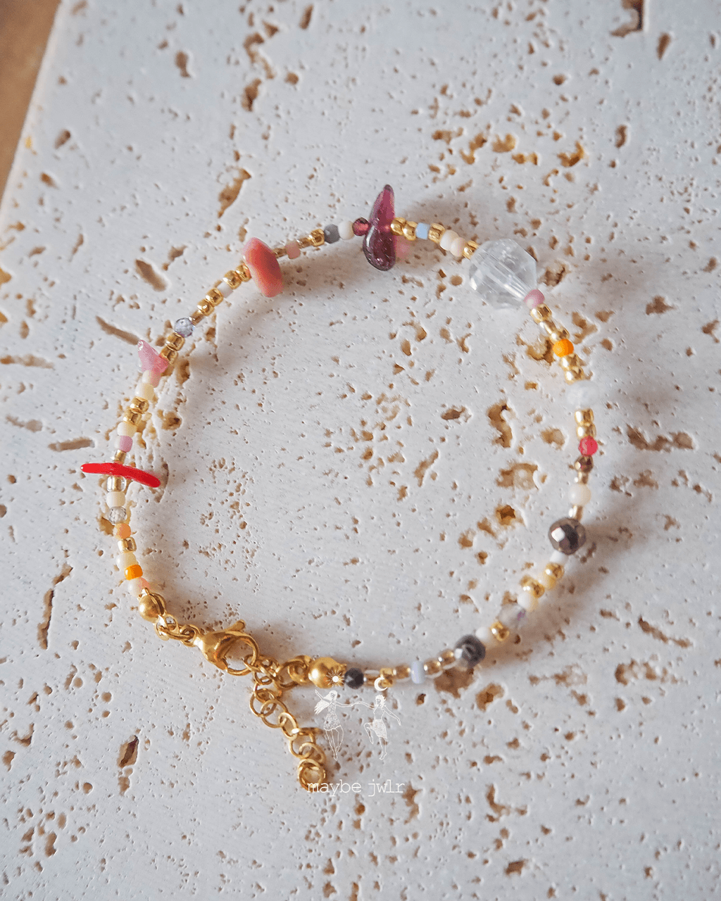 Bransoletka Zodiakalna z Naturalnych Kamieni Skorpion