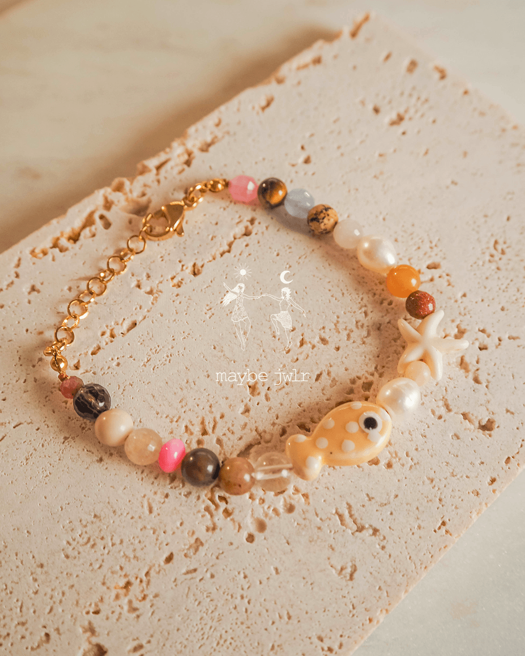 Bransoletka z rozgwiazdą i rybką Funky Bohema