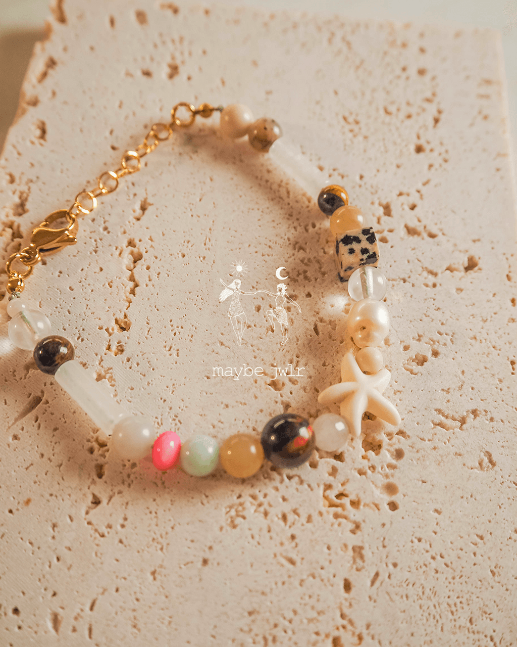 Bransoletka z rozgwiazdą Funky Mięta