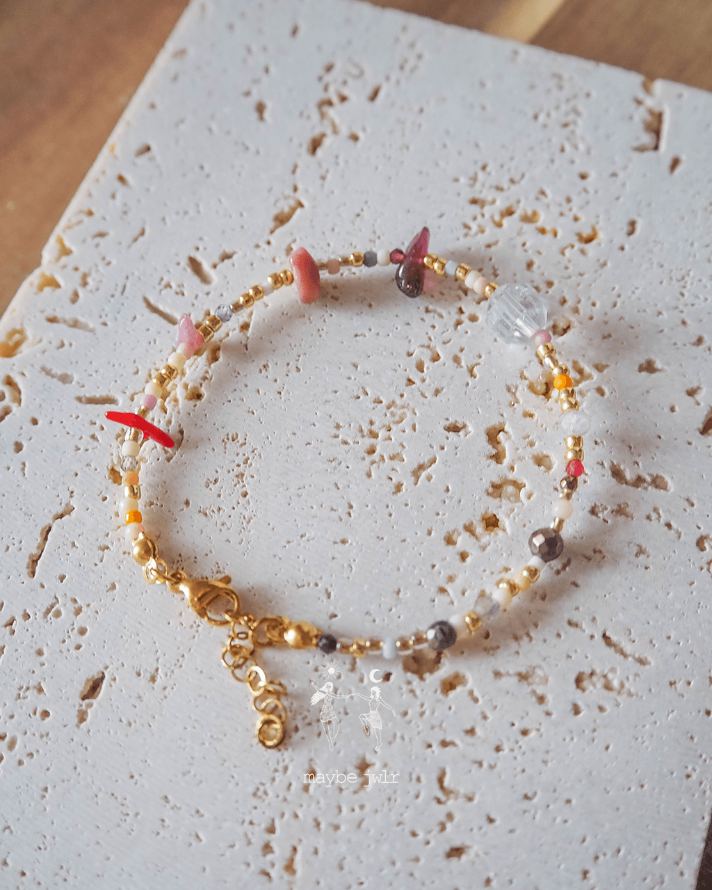 Bransoletka Zodiakalna z Naturalnych Kamieni Skorpion