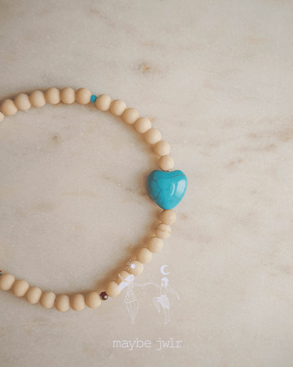 Bransoletka Sand z kamieni rzecznych