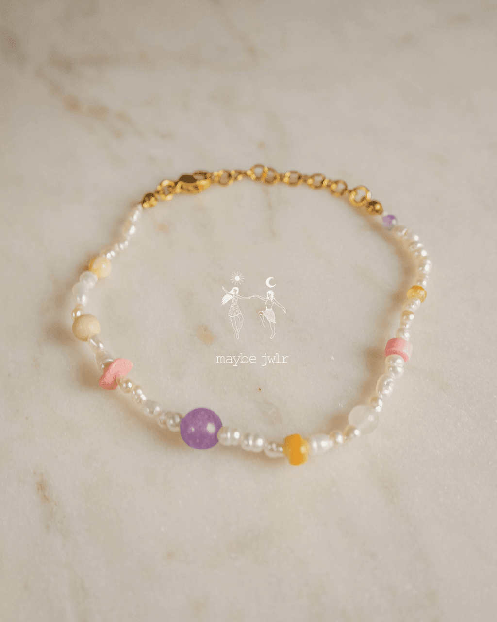 Bransoletka z małych nieregularnych pereł