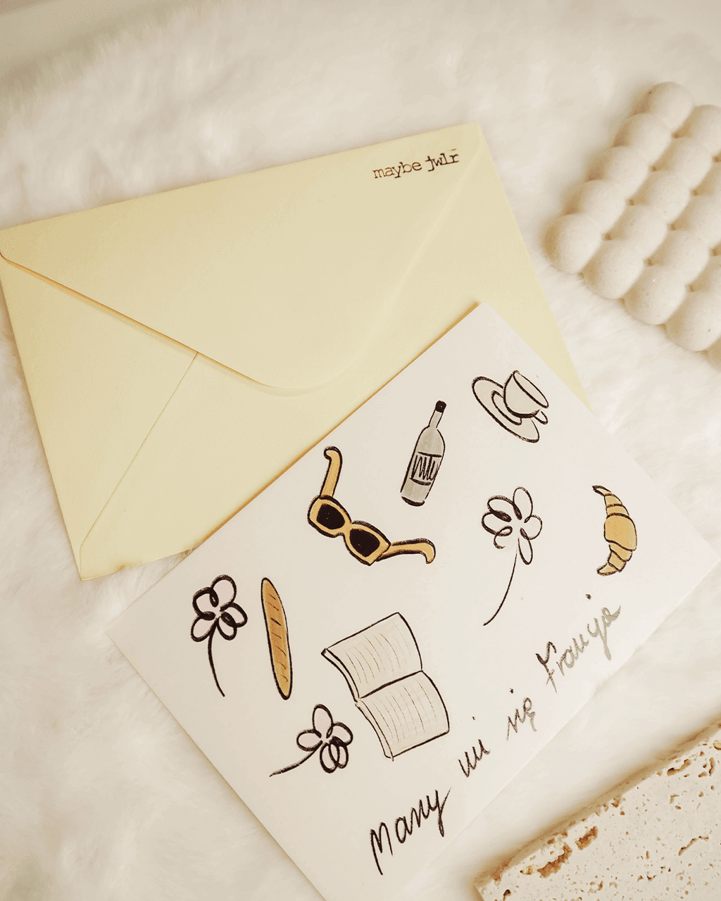 Pocztówka Ilustracja Francja