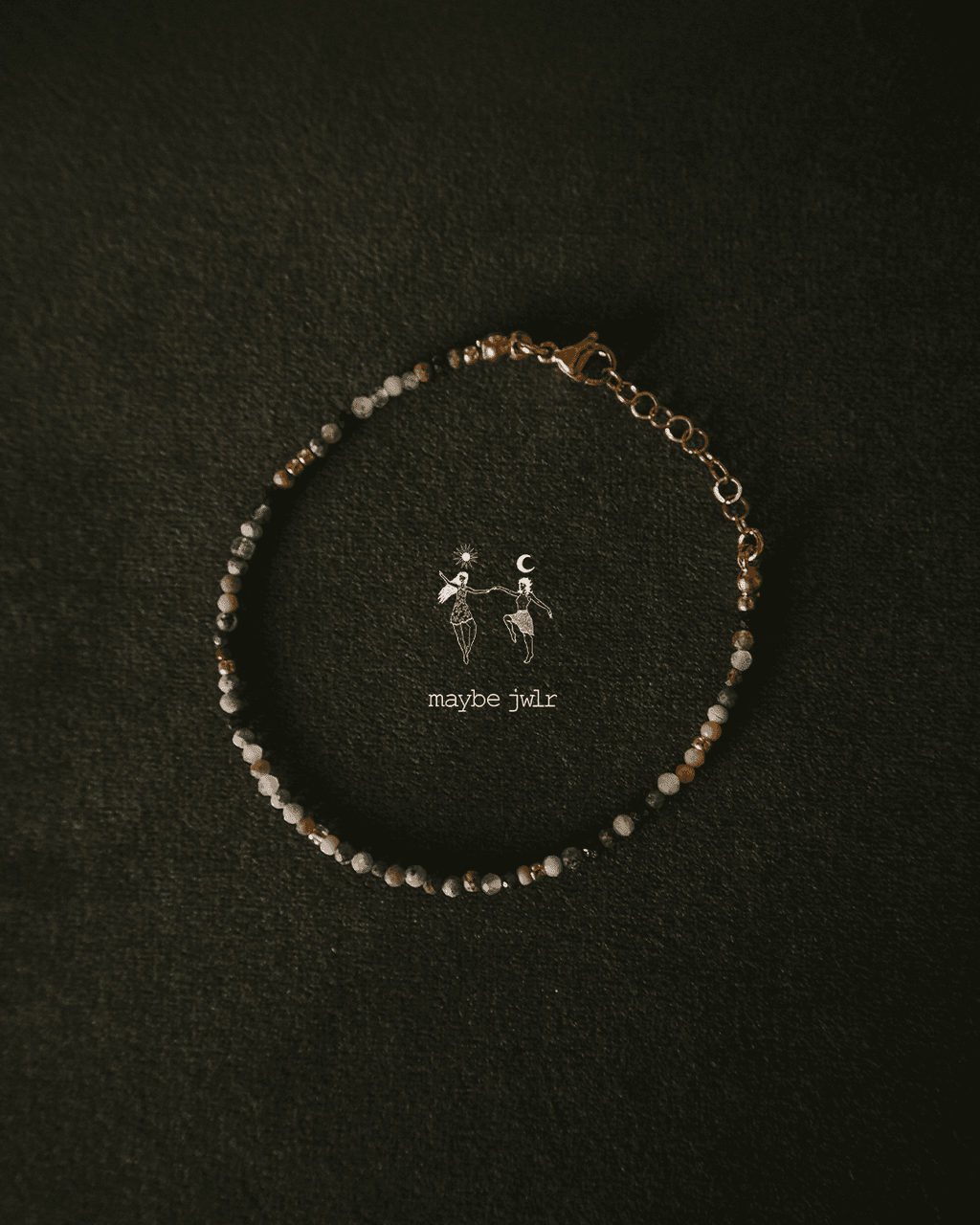 Bransoletka z jesiennych kamieni