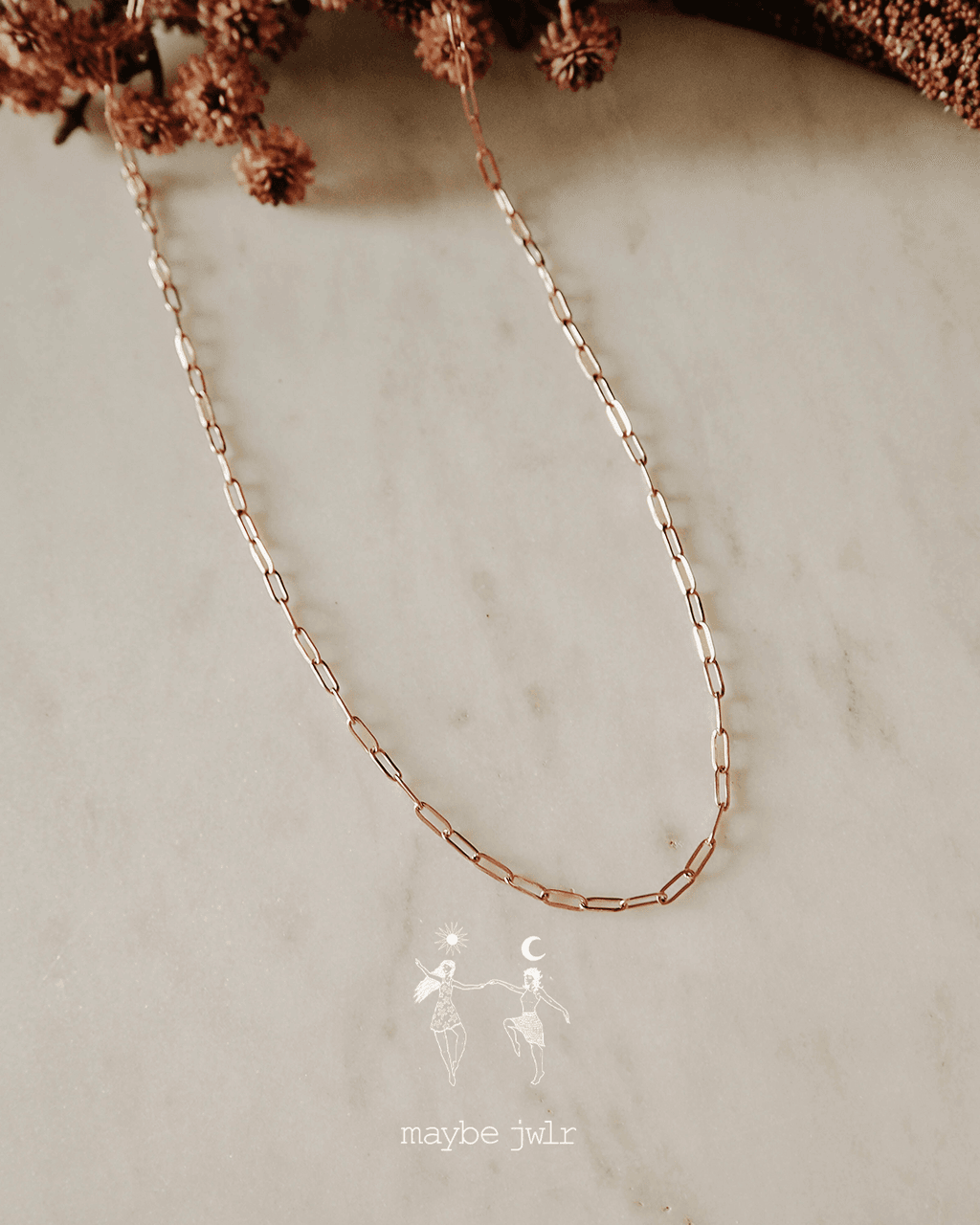 Naszyjnik Spinacz mini