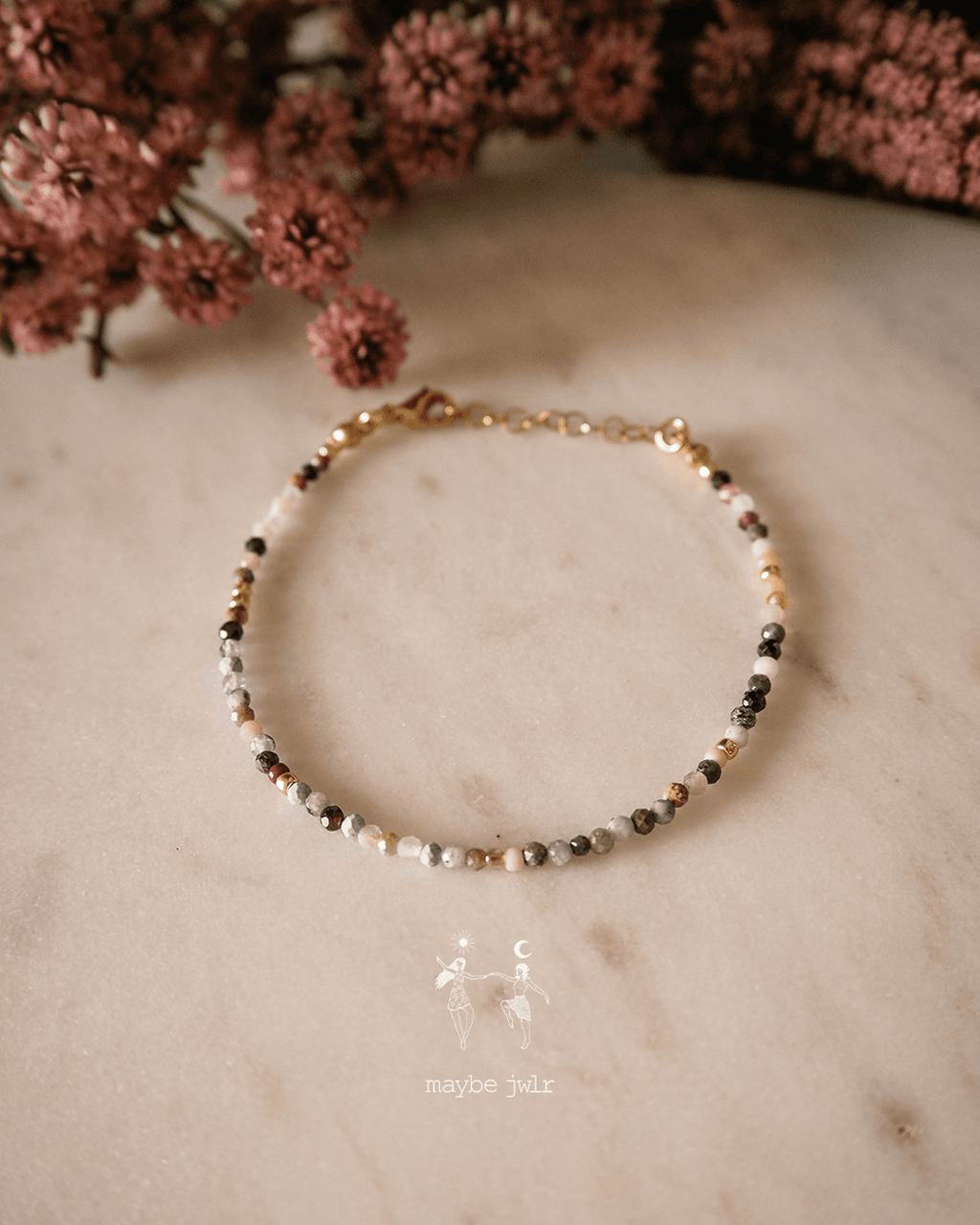 Bransoletka z jesiennych kamieni