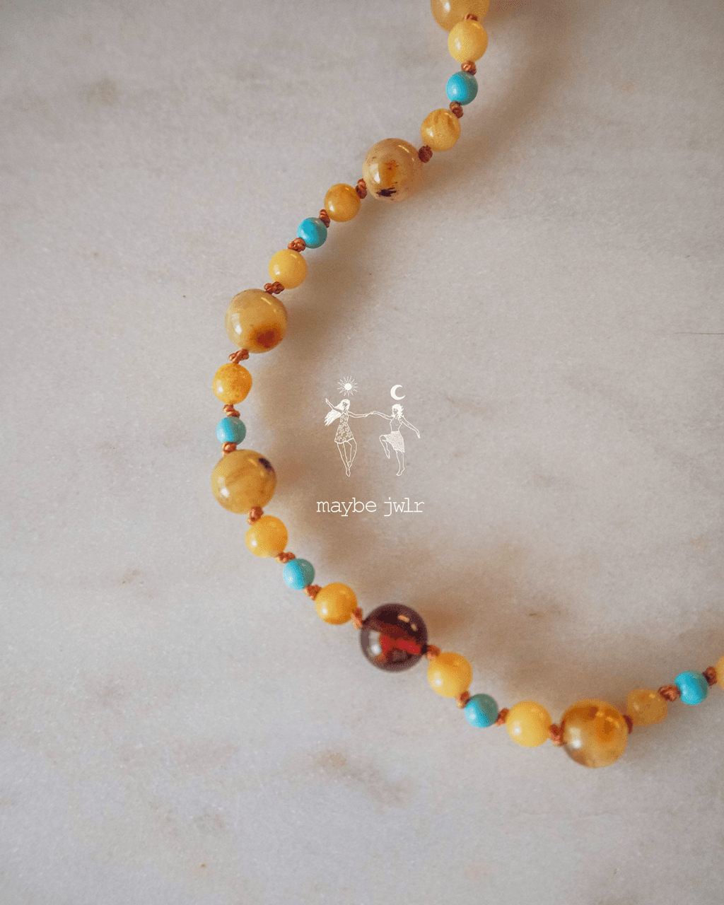 naszyjnik i bransoletka z kamieni naturalnych 