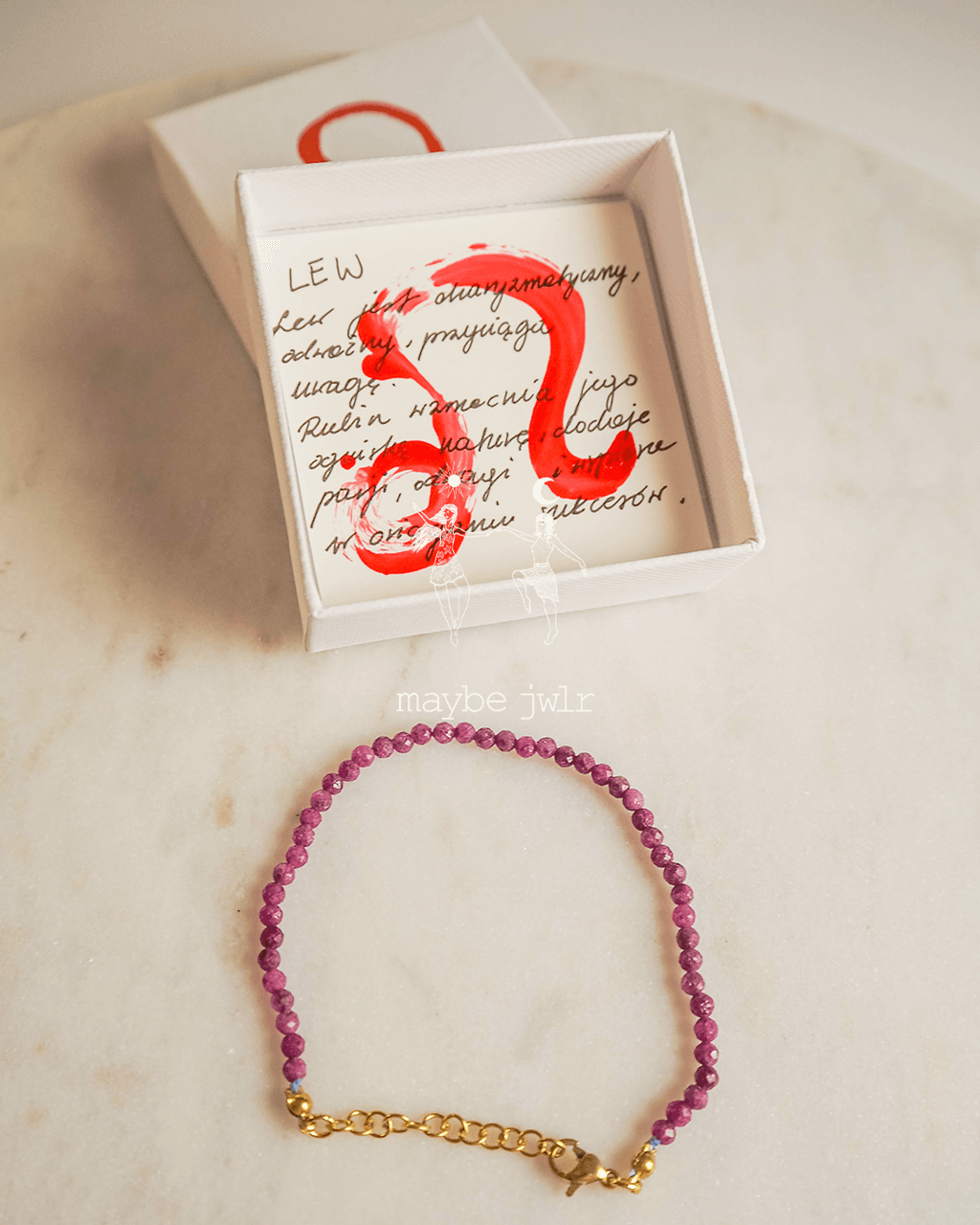 Bransoletka zodiakalna Lew