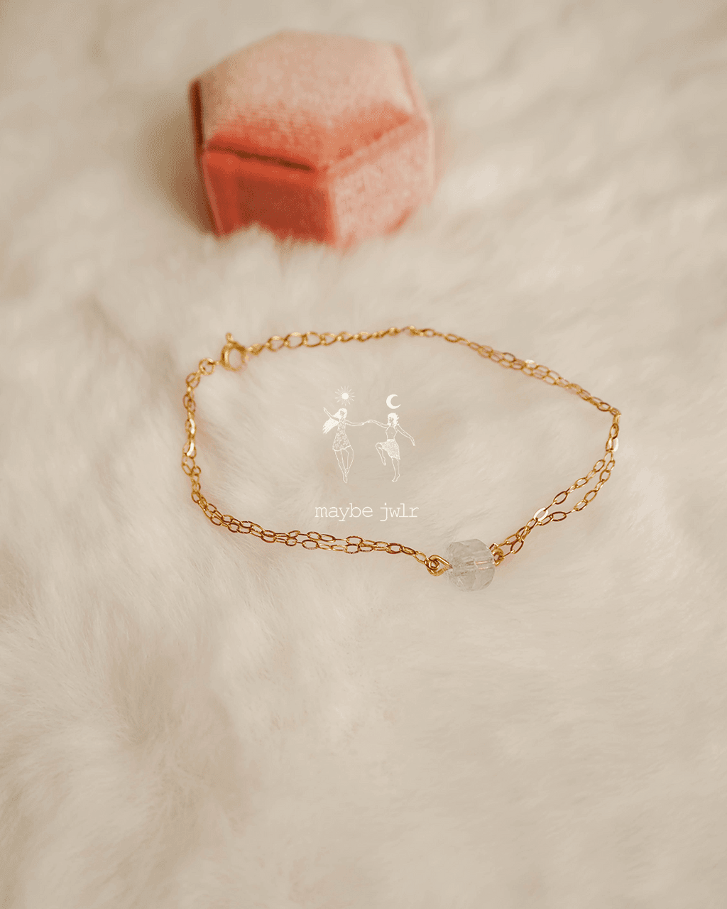 Bransoletka z kamieniem topaz