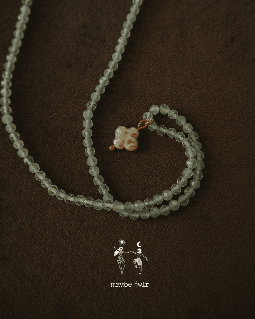 Naszyjnik z akwamarynów