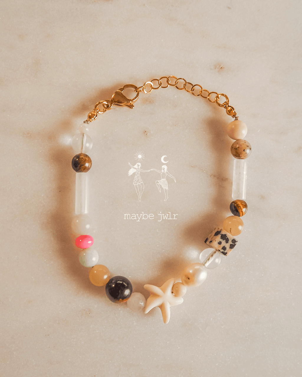 Bransoletka z rozgwiazdą Funky Mięta