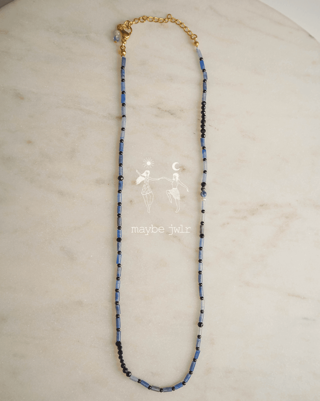 Chabrowy naszyjnik z kamieni