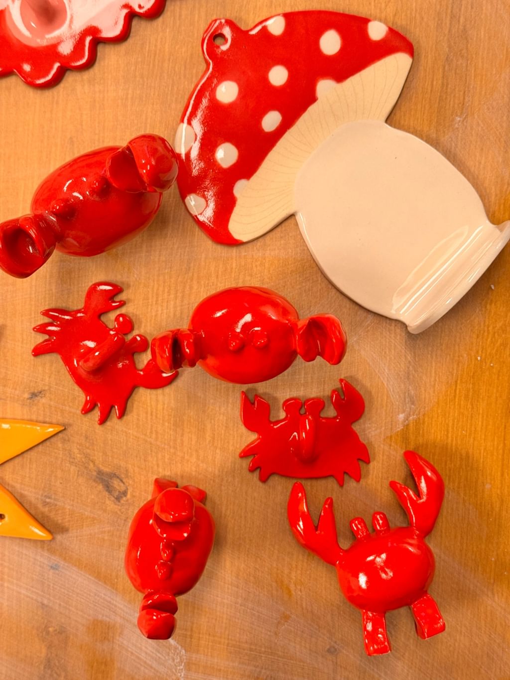 Ołtarzyk ceramiczny na tealight "Grzybek"