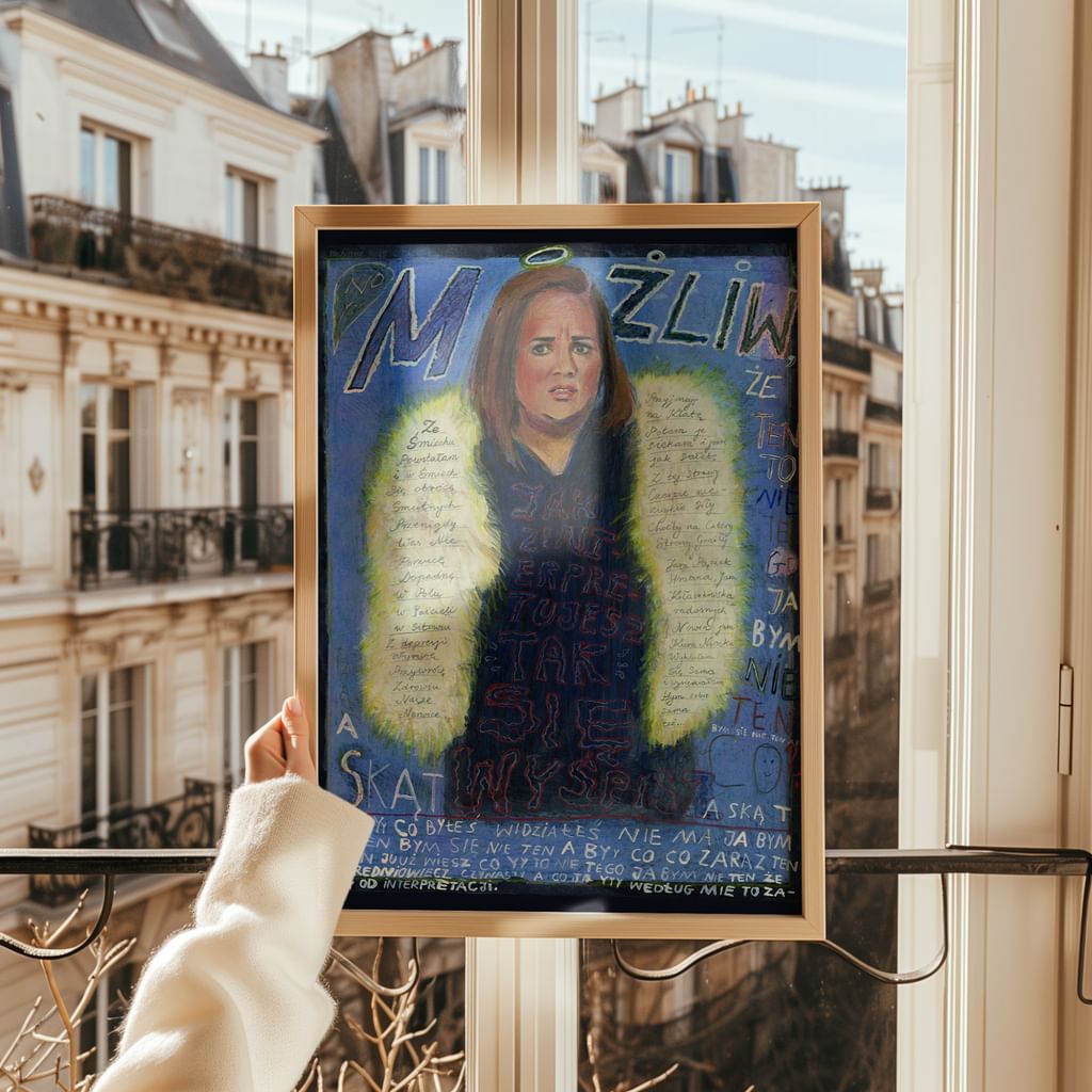 Możliw - Asia Kołaczkowska - plakat charytatywny