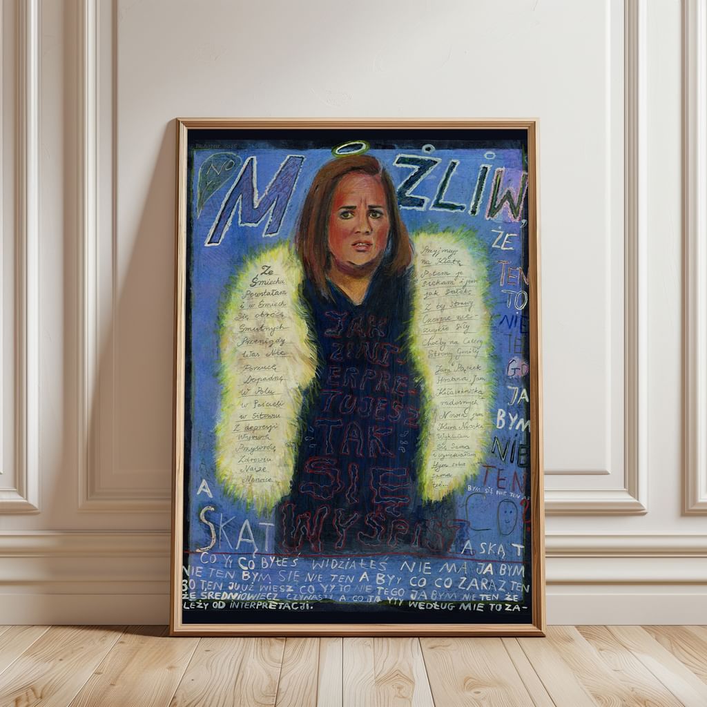 Możliw - Asia Kołaczkowska - plakat charytatywny