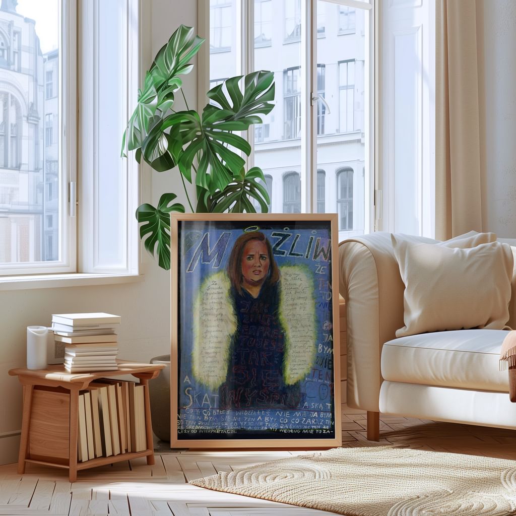 Możliw - Asia Kołaczkowska - plakat charytatywny