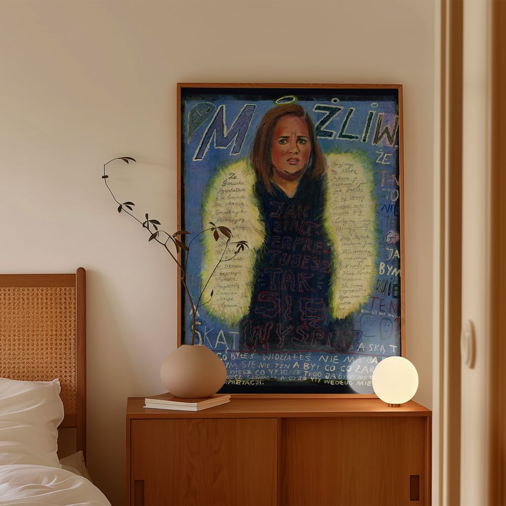 Możliw - Asia Kołaczkowska - plakat charytatywny