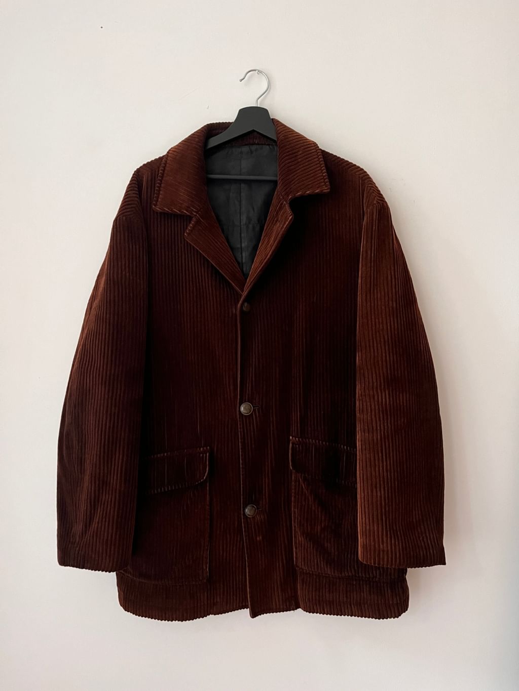 Marynarka brązowy gruby sztruks 